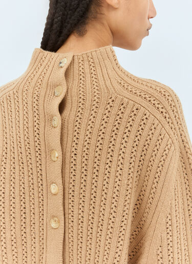 Max Mara Wool-And-Cashmer-Blend Sweater Beige max0257025