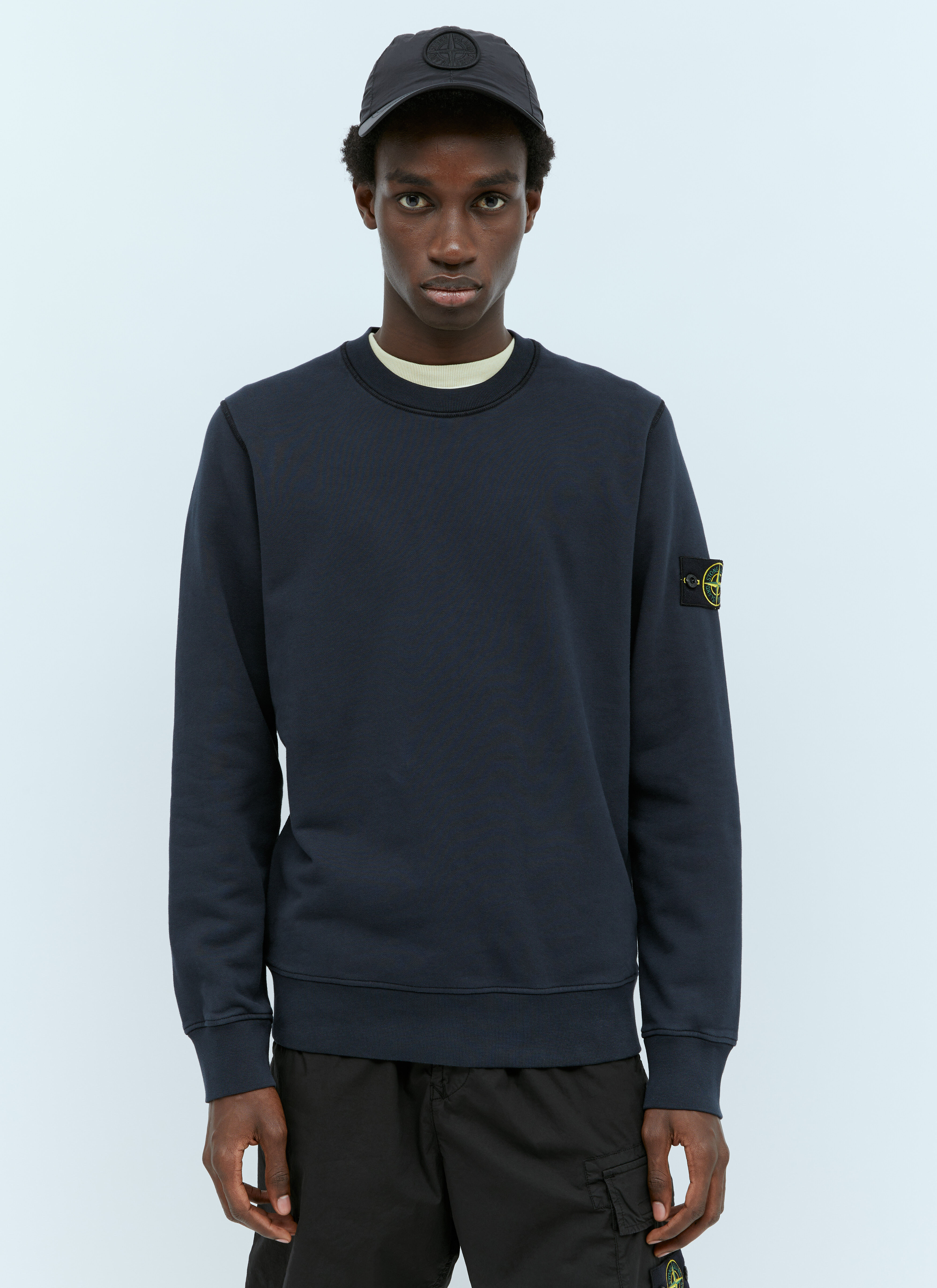 Stone island classic embroidered baseball cap shop