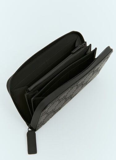Gucci GG Rubber-Effect Wallet Black guc0155116