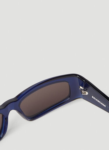 Logo Print Square Sunglasses Balenciaga Logo Print Square Sunglasses Blue bal0152030