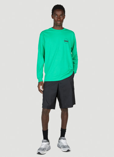 Logo Long Sleeve Sweatshirt Boiler Room Logo Long Sleeve Sweatshirt Green bor0153017