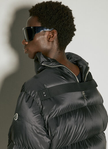 Moncler + Rick Owens Cyclopic Long Down Coat Black mcs0355006