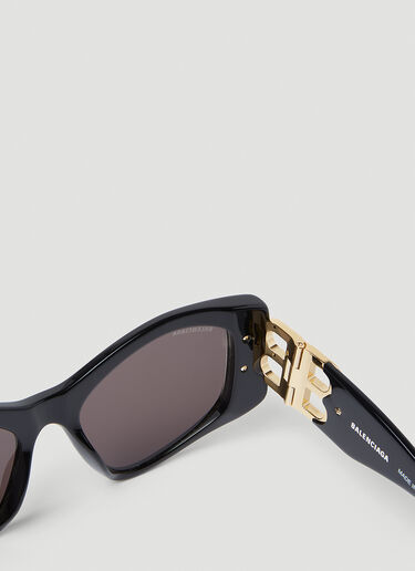 Balenciaga Dynasty XL D-Frame Sunglasses Black bal0352011