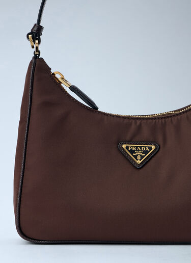 Prada Re-Edition 2005 Re-Nylon and Saffiano Mini Bag Brown pra0266028