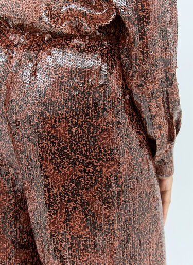 Dries Van Noten Sequin Pants Red dvn0258018