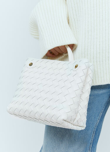 スモール アンディアーモ ハンドバッグ Bottega Veneta スモール アンディアーモ ハンドバッグ ホワイト bov0255073