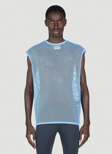 Raf Simons Net Tank Top Light Blue raf0152001