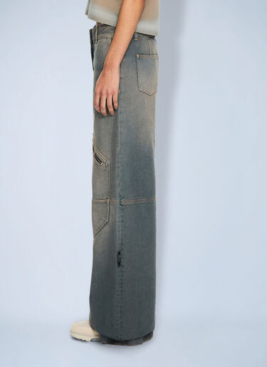 LN-CC® - Off-White: Big Pockets Denim Pants - Blue Off-White Big Pockets Denim Pants Blue ofw0264074