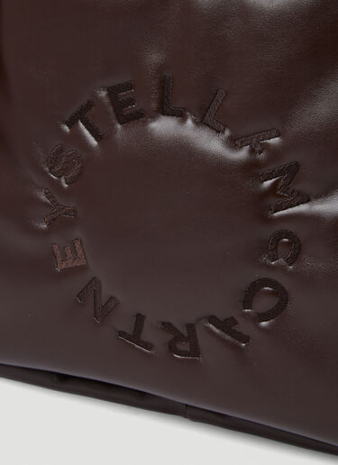 Stella McCartney Logo Puffy Tote Bag Brown stm0250038
