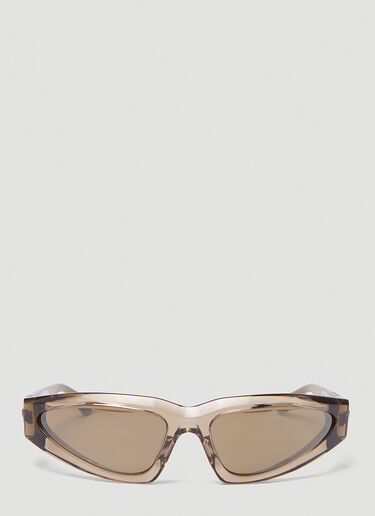 Bottega Veneta Transparent Sunglasses  Brown bov0244044