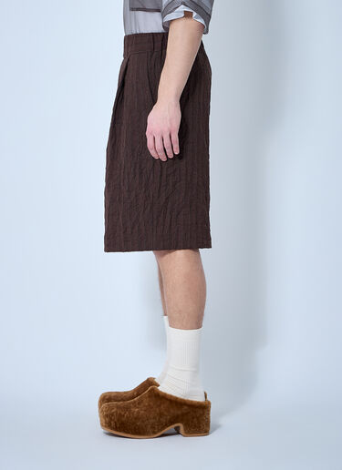 Dries Van Noten Crinkle Shorts Brown dvn0160017