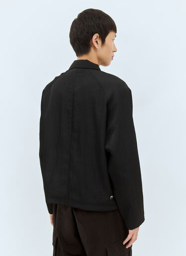 Stüssy 클럽 집업 재킷 블랙 sts0157002