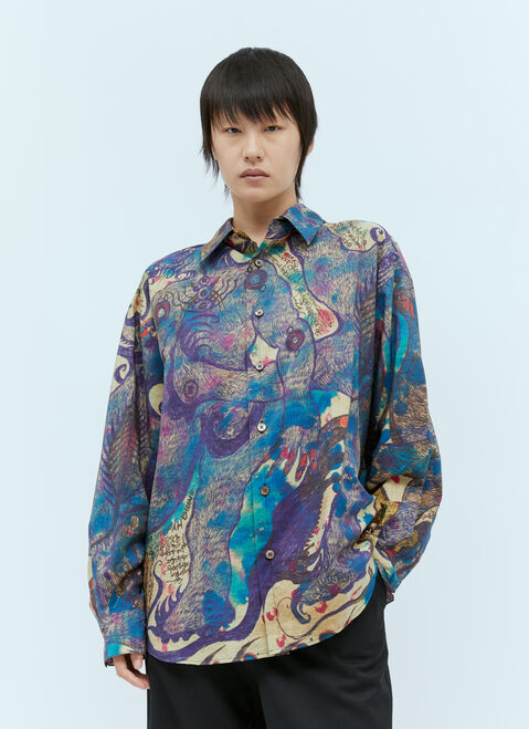 Eytys Angkasapura Long Sleeve Shirt Black eyt0354014