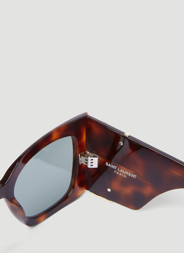 Saint Laurent ブレイズべっ甲サングラス ブラウン sla0252110