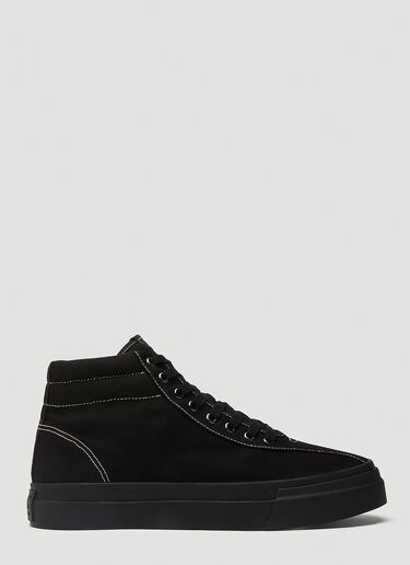 S.W.C Varden Canvas High-Top Sneakers Black swc0144006