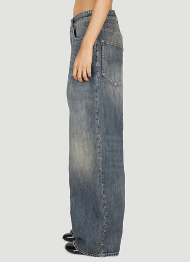 Balenciaga Low Rise Baggy Jeans Blue bal0253025