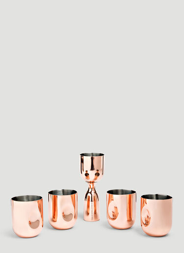 Tom Dixon Plum Shot Glasses Set Pink wps0638128