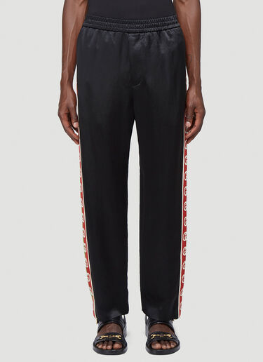 Gucci Contrast-Stripe Pants Black guc0141096
