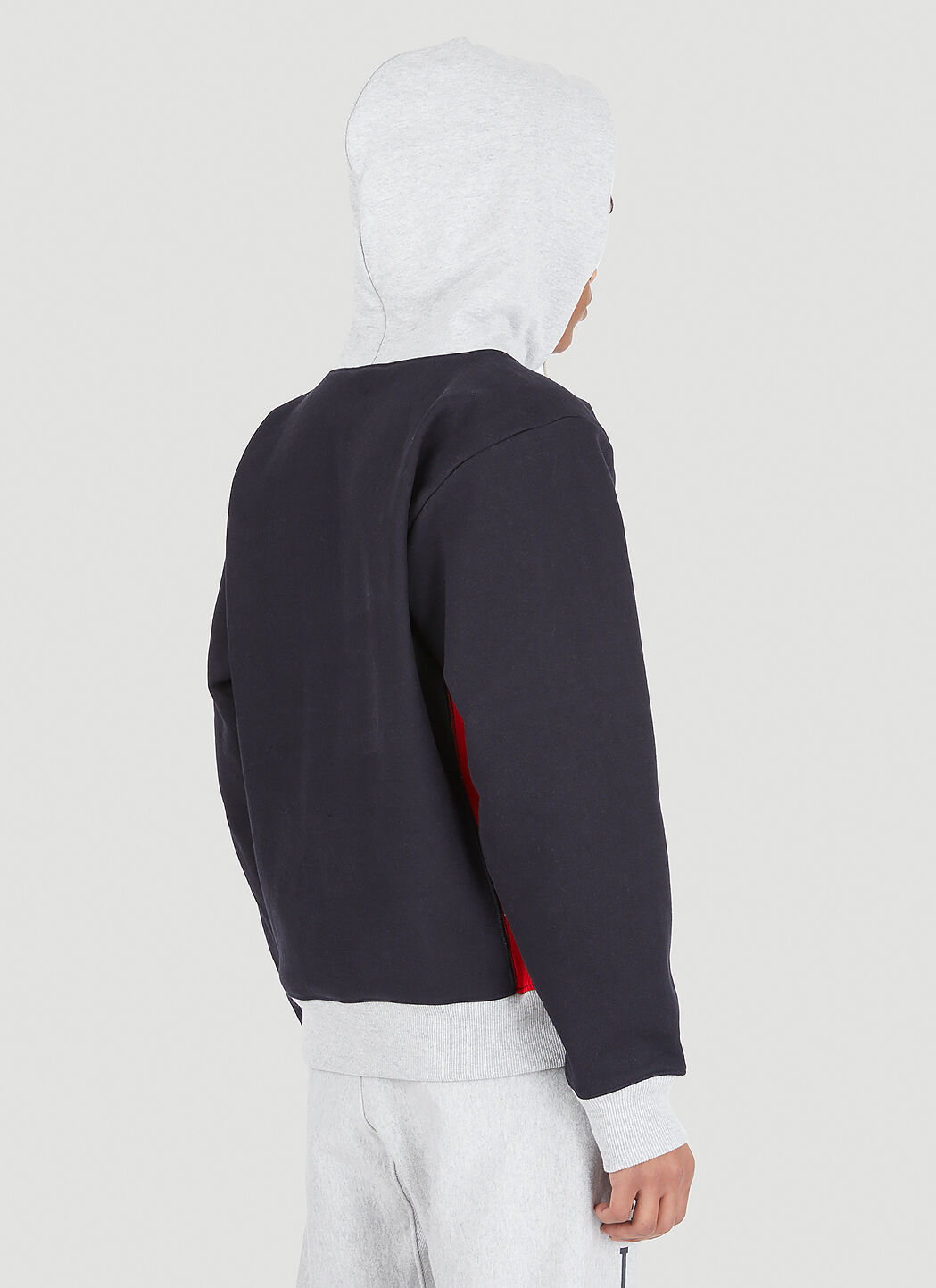 Champion black hotsell colour block sweatshirt