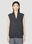 Lemaire Sleeveless Twisted Cardigan Cream lem0252009