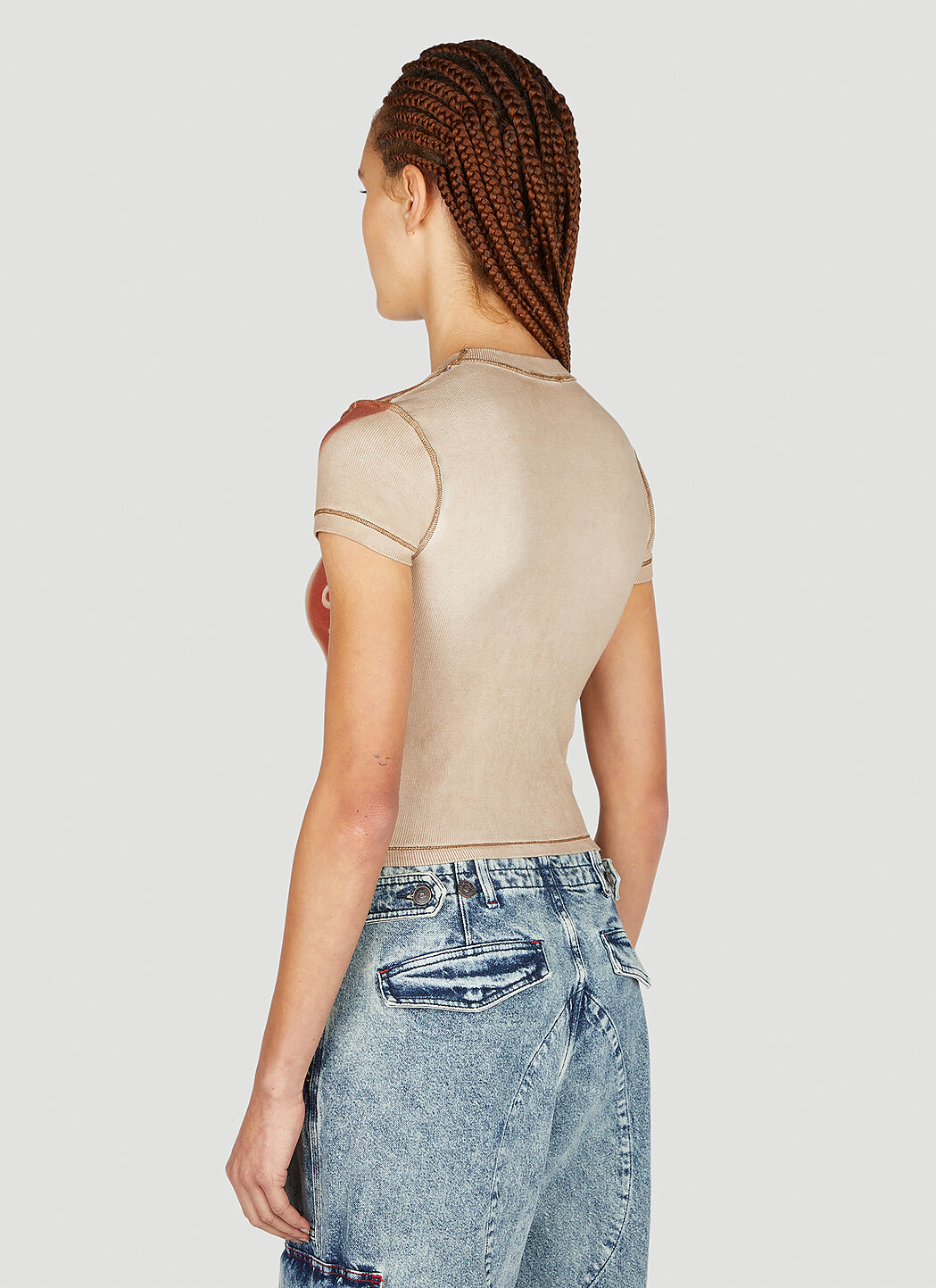 想像を超えての Diesel T-Skinzy-G2 Top in Beige | LN-CC トップス