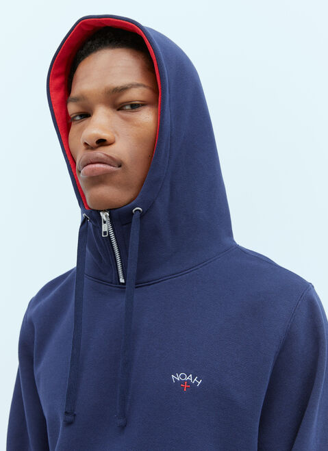 Puma x Noah Logo Embroidery Hooded Sweatshirt Blue pun0154004