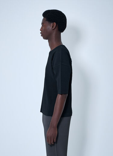 Homme Plissé Issey Miyake 褶裥上衣  黑色 hmp0160016