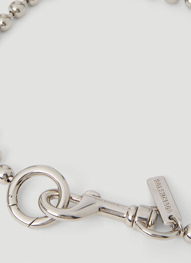 Balenciaga Skate Necklace Silver bal0151080