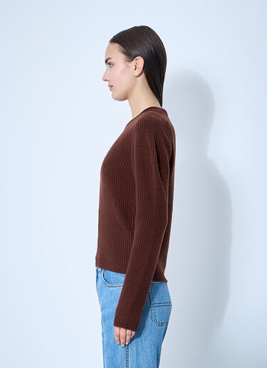 JW Anderson Puff Sleeve Sweater Brown jwa0260008