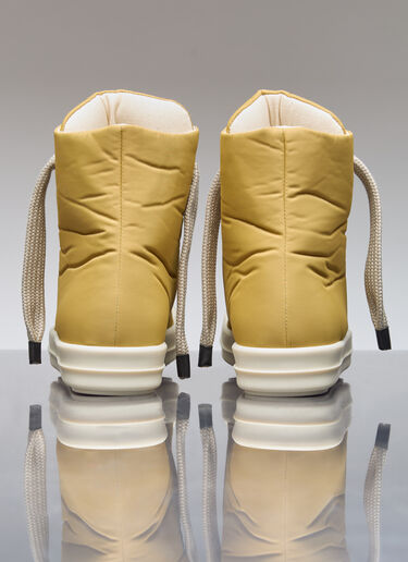 Rick Owens DRKSHDW Jumbo Lace Puffer Sneakers Yellow drk0156023