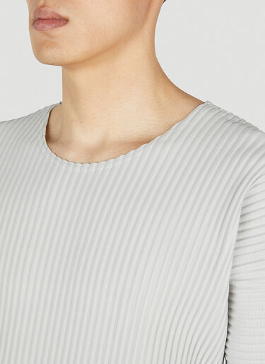 Homme Plissé Issey Miyake Classic T-Shirt Grey hmp0152002