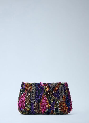 Dries Van Noten Sequin-Embellished Clutch Bag Multicolor dvn0263023