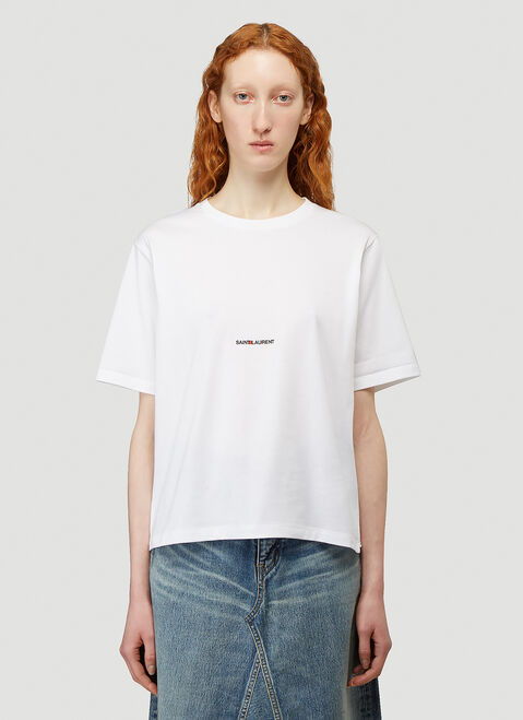Jil Sander Logo T-Shirt Cream jil0247073