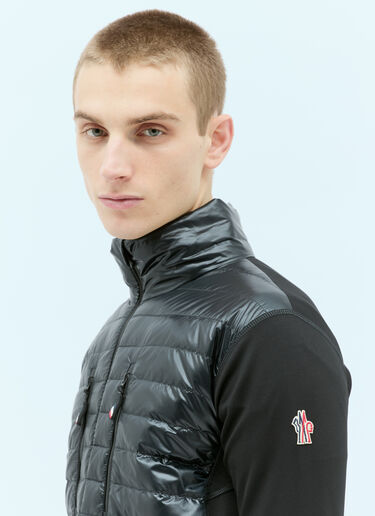 Moncler Grenoble Padded Zip-Up Cardigan Black mog0155004