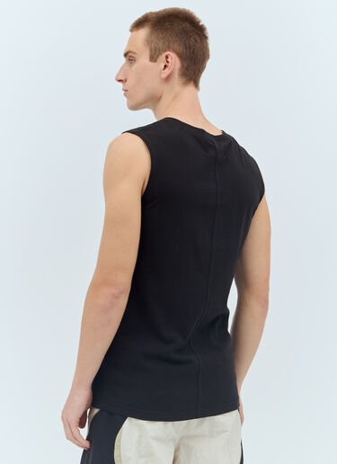 오리가미 컷-아웃 민소매 탑 Kusikohc 오리가미 컷-아웃 민소매 탑 블랙 kus0156004