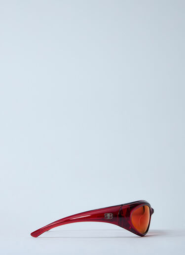 Balenciaga Sporty B Round AF Sunglasses Red bcs0360002