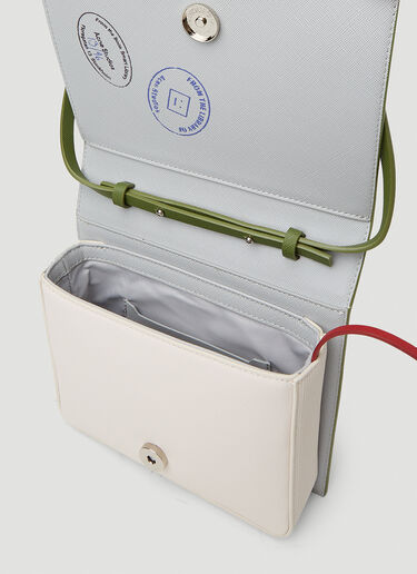 Acne Studios Book Smart Shoulder Bag Green acn0251009