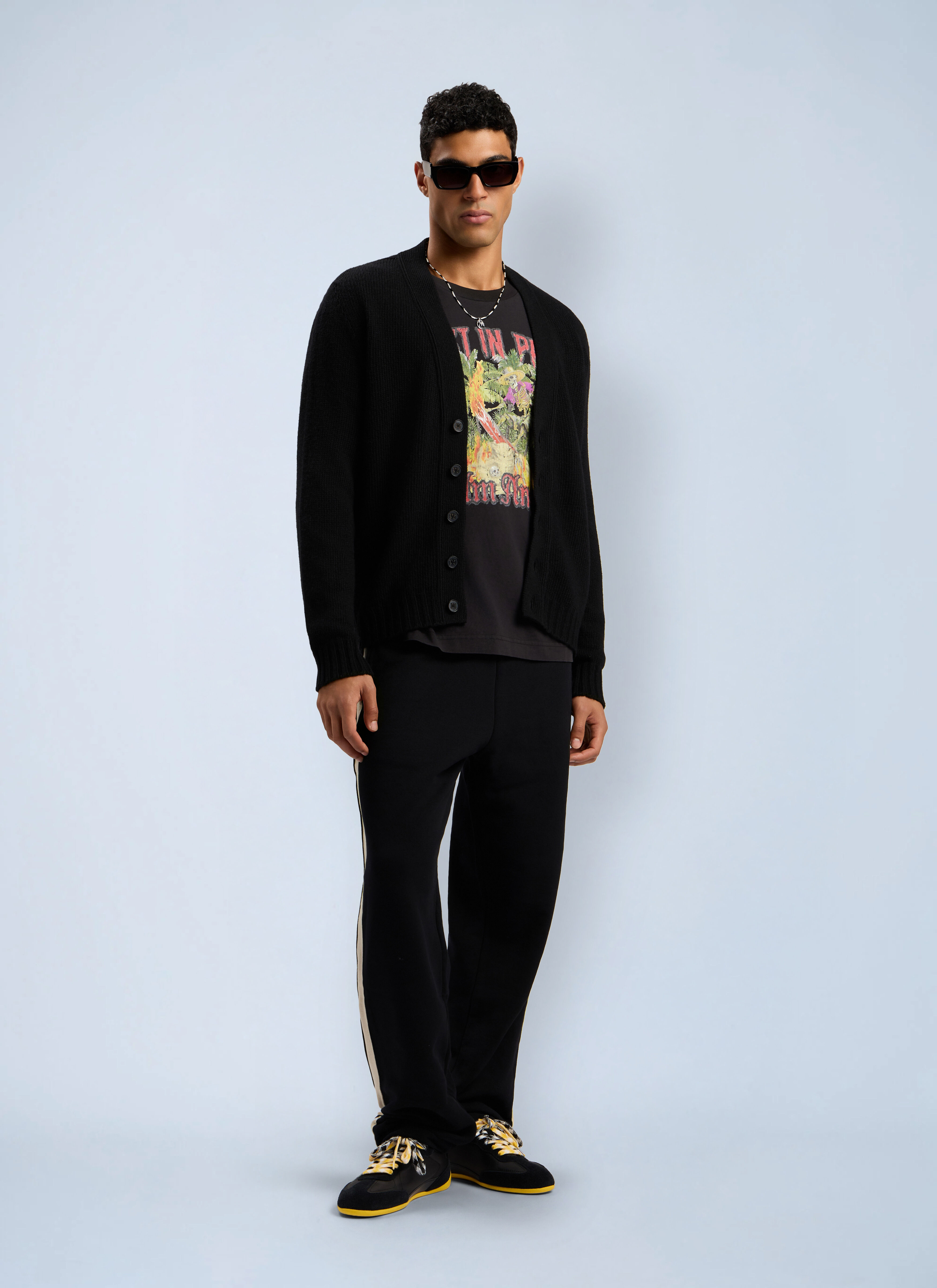 Palm Angels Men's' Rest In Palm Long Sleeve T-Shirt in Black | LN-CC®