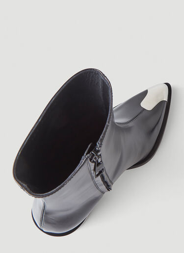 Alexander McQueen Boxcar 踝靴 黑 amq0249038