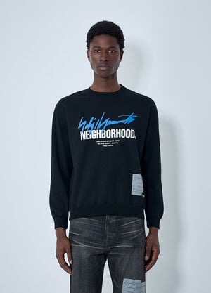 Yohji Yamamoto x Neighborhood Cotton Sweatshirt Black yoy0164006