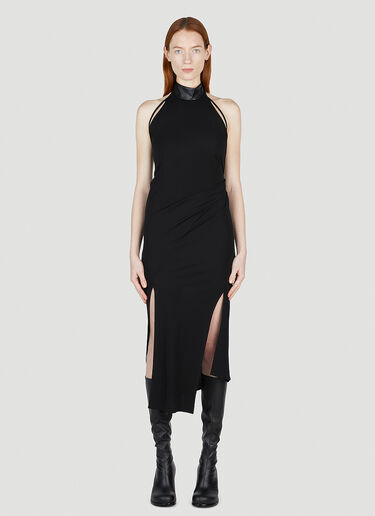 Helmut Lang Mock Neck Dress Black hlm0251010