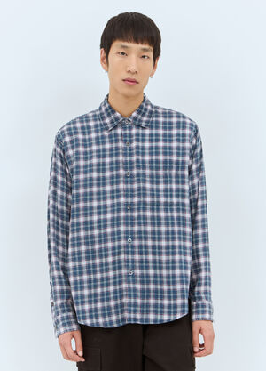 Stüssy Matthew Plaid Shirt Navy sts0158009