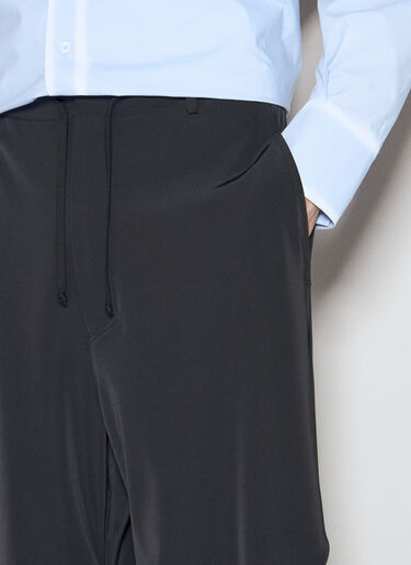 주름진 조절끈 팬츠 MM6 Maison Margiela 주름진 조절끈 팬츠 블랙 mmm0155010