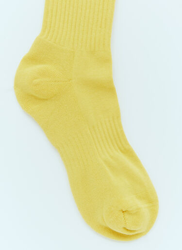 Patta Logo Jacquard Socks Yellow pat0154017