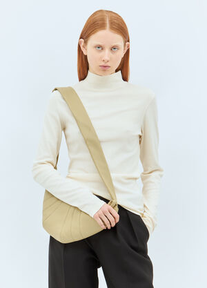 Lemaire Small Croissant Shoulder Bag Grey lem0260003