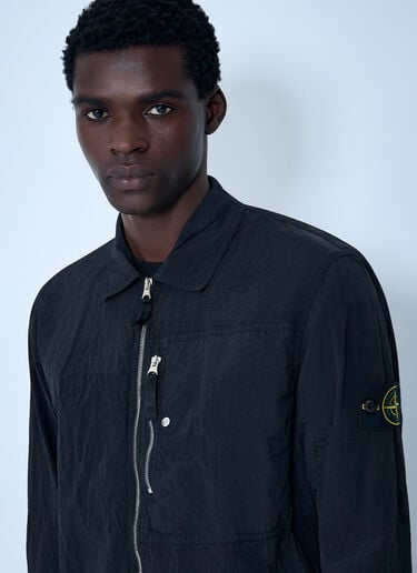 Stone Island Nylon Metal Shirt Black sto0162005
