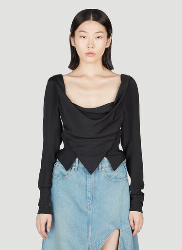 Sunday Long Sleeve Top Vivienne Westwood Sunday Long Sleeve Top Black vvw0253012