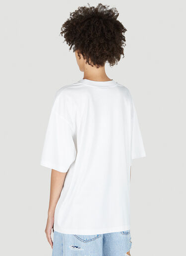Marni Logo Print T-Shirt White mni0251018