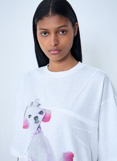 Acne Studios Logo Motif T-Shirt White acn0263003