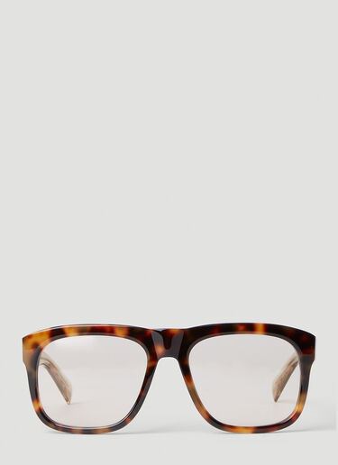 Saint Laurent Tortoiseshell Glasses Brown sla0151111